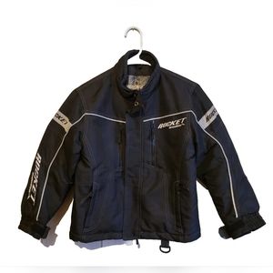 Joe Rocket SnowGear Unisex Boy's Girl's  Snowmobile Ski Jacket Black Small